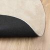 vidaXL Bereichsteppiche Oval HUARTE Beige 80 x 150 cm 100 %Polyester