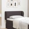 vidaXL Kopfteil Ohr Braun 40 x 23 x 6 cm Stoff