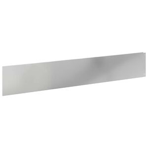 vidaXL Rasenkante 30 stk. 100 x 18 cm Stahl Silber