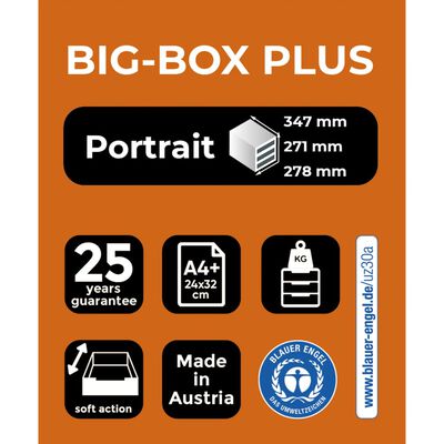 Exacompta Big-Box Plus Schubladenbox Harlequin mit 5 Laden