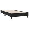 vidaXL Boxspringbett mit Matratze & LED Schwarz 80x210 cm Samt