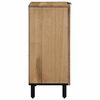 vidaXL Sideboard Braun 60x33x75 cm Massivholz Mango