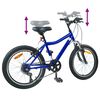 vidaXL Kinderfahrrad 20 Zoll 6-Speed f&uuml;r 6-11 Jahre alt Dunkelblau