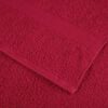 vidaXL Premium-Handt&uuml;cher SOLUND 2 Stk. Rot 100x200 cm 600 g/m&sup2;