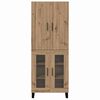 vidaXL Highboard 2 pcs Artisan-Eiche 69,5 x 34 x 180 cm