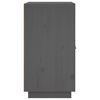 vidaXL Sideboard Grau 65,5x40x75 cm Massivholz Kiefer