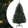 vidaXL K&uuml;nstlicher klappbarer Weihnachtsbaum 120 cm 150 LEDs