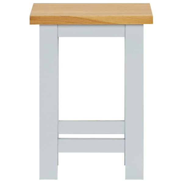 vidaXL Beistelltisch 27x24x37 cm Massivholz Eiche