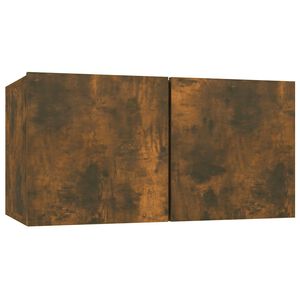 vidaXL TV-Wandschrank R&auml;uchereiche 60x30x30 cm Holzwerkstoff