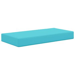 vidaXL Sitzkissen f&uuml;r Outdoor 100 % Polyester T&uuml;rkis 80 x 40 x 8 cm