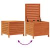 vidaXL Gartenhocker Wachsbraun 62x63,5x53,5 cm Massivholz Kiefer