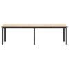 vidaXL Bank Natur 160 x 35 x 45 cm Massives Kiefernholz