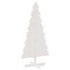 vidaXL Weihnachtsbaum zum Schm&uuml;cken Wei&szlig; 150 cm Massivholz Kiefer