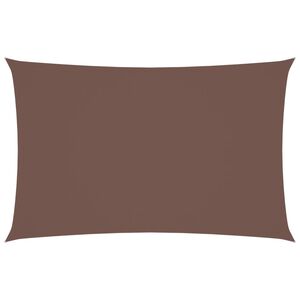 vidaXL Sonnensegel Oxford-Gewebe Rechteckig 2x4,5 m Braun
