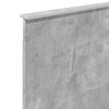 vidaXL Kopfteil mit Kopfteil Beton Grau 75 cm Holzwerkstoff