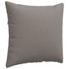 vidaXL Sofakissen 2 pcs Taupe 50 x 50 cm Stoff