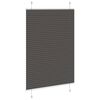 vidaXL Plissee Schwarz 90x100 cm Stoffbreite 89,4 cm Polyester