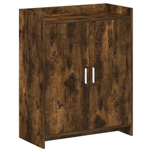 vidaXL Schuhschrank Ger&auml;ucherte Eiche 73,5 x 36 x 92 cm Holzwerkstoff