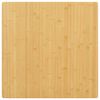 vidaXL Tischplatte 80x80x2,5 cm Bambus