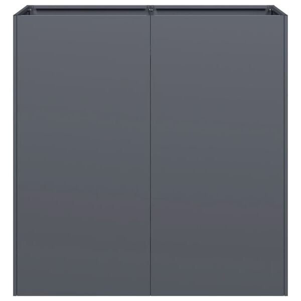 vidaXL Pflanzk&uuml;bel Anthrazit 80x40x80 cm Kaltgewalzter Stahl