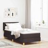 vidaXL Boxspringbett mit Matratze Dunkelbraun 200 x 80 cm Stoff