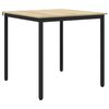 vidaXL Esstische 80 x 80 x 75 cm Holzwerkstoff Sonoma-Eiche