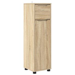 vidaXL Badezimmerschrank Sonoma-Eiche 30,5 x 30 x 101 cm Holzwerkstoff