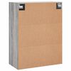 vidaXL Wandschrank Grau Sonoma 69,5x34x90 cm