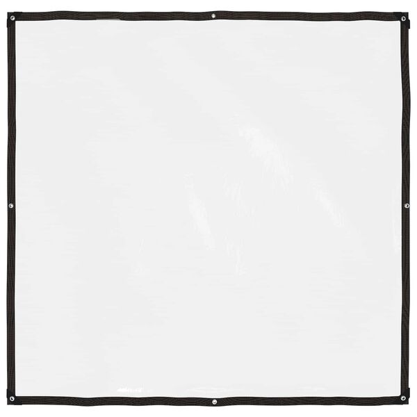 vidaXL Plane mit &Ouml;sen Transparent 2 x 2 m Polyethylen