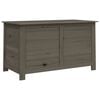 vidaXL Outdoor-Kissenbox Anthrazit 100x50x56 cm Massivholz Tanne