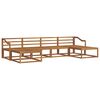 vidaXL Outdoor-Sofagarnitur 6 pcs Natur Massivholz Akazie