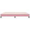 vidaXL Boxspringbett ohne Matratze Rosa 180x210 cm Samt