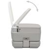 vidaXL Tragbare Campingtoilette mit Zelt 10+10 L