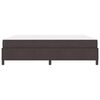 vidaXL Boxspringbett Dunkelbraun 180 x 200 cm Stoff