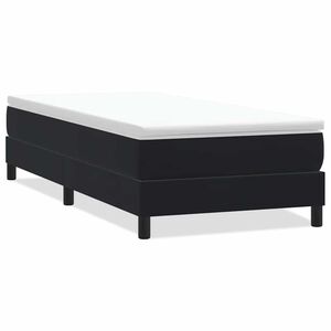 vidaXL Boxspringbett ohne Matratze Schwarz 90x210 cm Samt