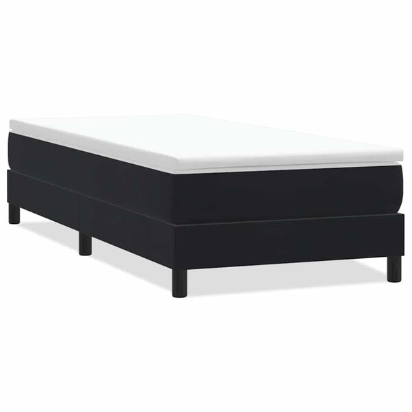 vidaXL Boxspringbett ohne Matratze Schwarz 90x210 cm Samt