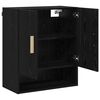 vidaXL Wandschrank Schwarz Eichen-Optik 60 x 31 x 70 cm Holzwerkstoff