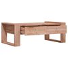 vidaXL Couchtisch 110×60×40 cm Teak Massivholz