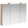 vidaXL Badezimmerspiegelschrank Kunsthandwerk Eiche 100 x 14,5 x 70 cm