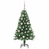 vidaXL K&uuml;nstlicher Weihnachtsbaum mit 150 LEDs mit St&auml;nder Gr&uuml;n 120 cm