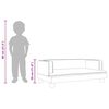 vidaXL Kindersofa Hellgrau 80x45x30 cm Samt