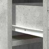 vidaXL Highboard Beton Grau 40 x 40,5 x 135 cm Holzwerkstoff