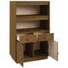 vidaXL Highboard Honigbraun 67x40x108,5 cm Massivholz Kiefer