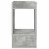 vidaXL Beistelltisch Beton Grau 30 x 30 x 56 cm Holzwerkstoff