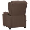 vidaXL Massagesessel mit Aufstehhilfe Taupe Stoff