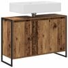 vidaXL Badezimmerschrank mit T&uuml;r Altholz 90 x 30 x 60 cm Holzwerkstoff