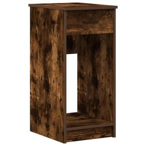 vidaXL Computerschrank mit Schublade R&auml;uchereiche 35x45x77 cm