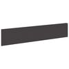 vidaXL Raseneinfassung 20 Stk. 100 x 22 cm Stahl Schwarz