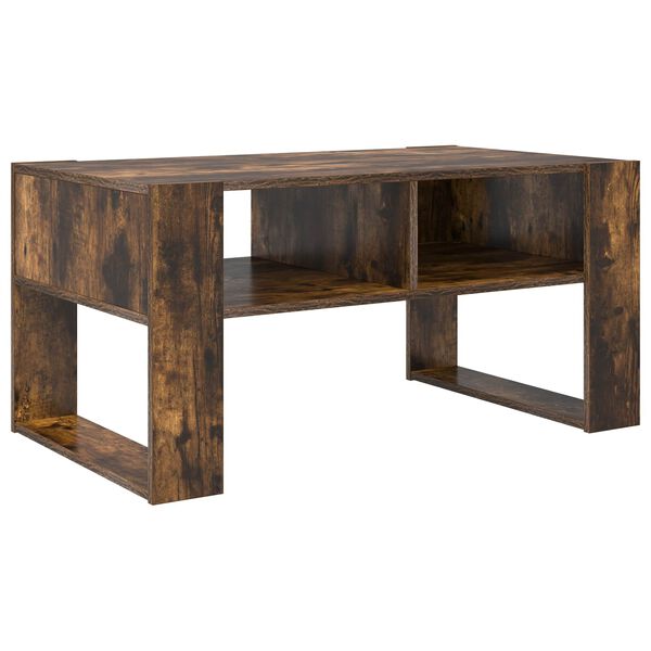 vidaXL Couchtisch Ger&auml;ucherte Eiche 92 x 53 x 45 cm Holzwerkstoff