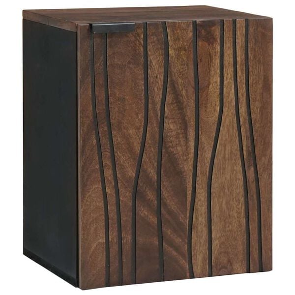 vidaXL Waschbeckenschrank Walnuss 38 x 33,5 x 48 cm Holzwerkstoff